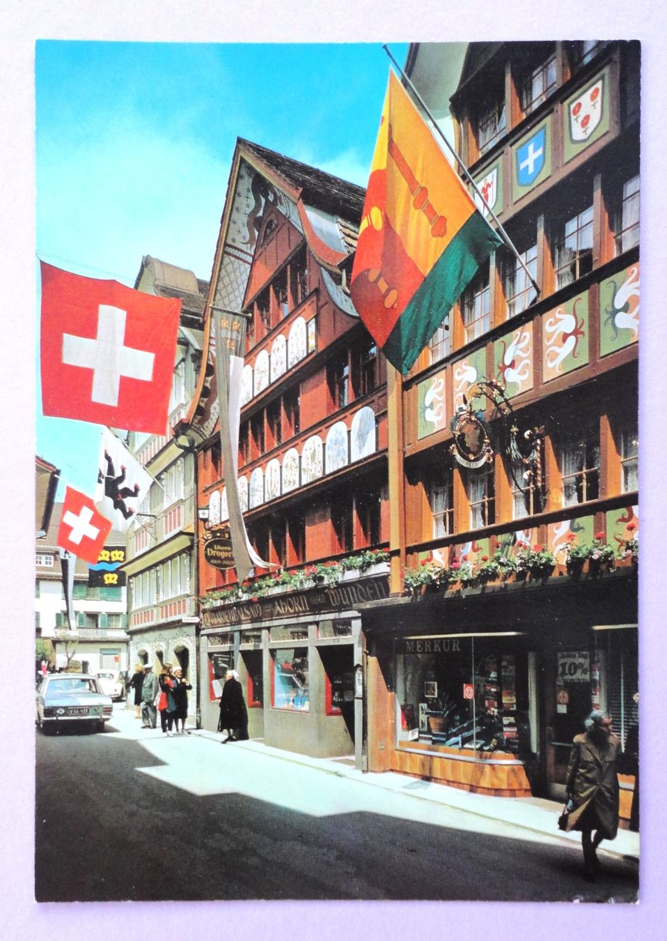 Cartoline postali: Appenzell, Hauptgasse – Usato da Fétigny venduto da Billy2miny