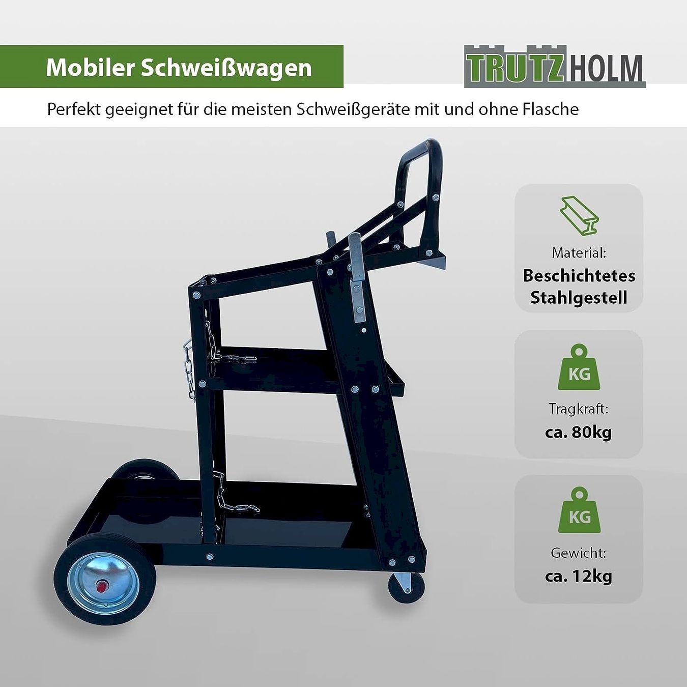 Tutti gli attrezzi: mobiler Schweißwagen 80 kg – Nuovo e nell'imballaggio originale da Bottighofen venduto da zaap 1