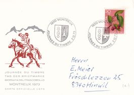 Tag der Briefmarke 1973 Montreux 2.12.1973