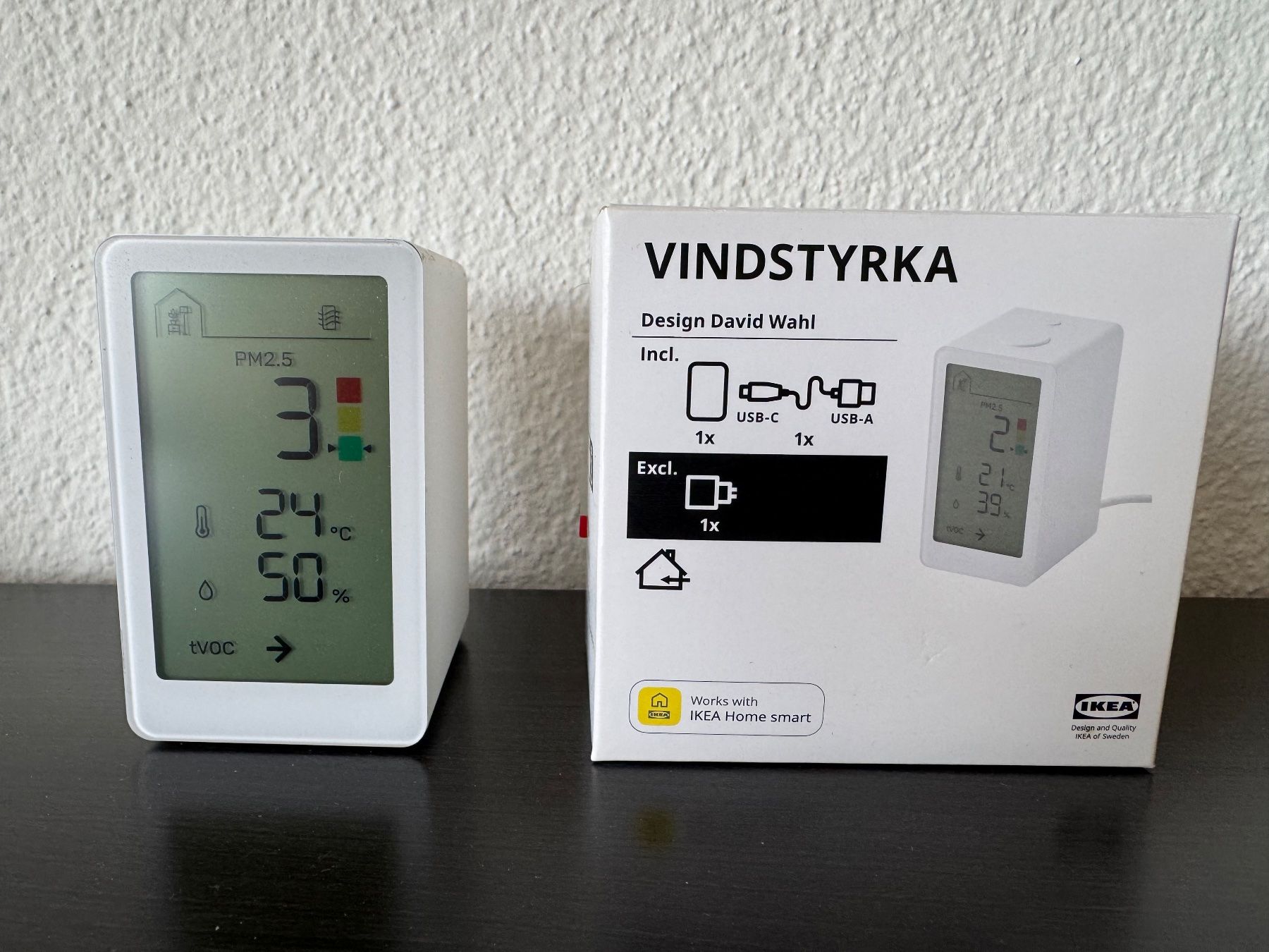 Messen: IKEA VINDSTYRKA Luftqualitätsmesser Zigbee – Gebraucht aus Hergiswil NW von Swissnorm