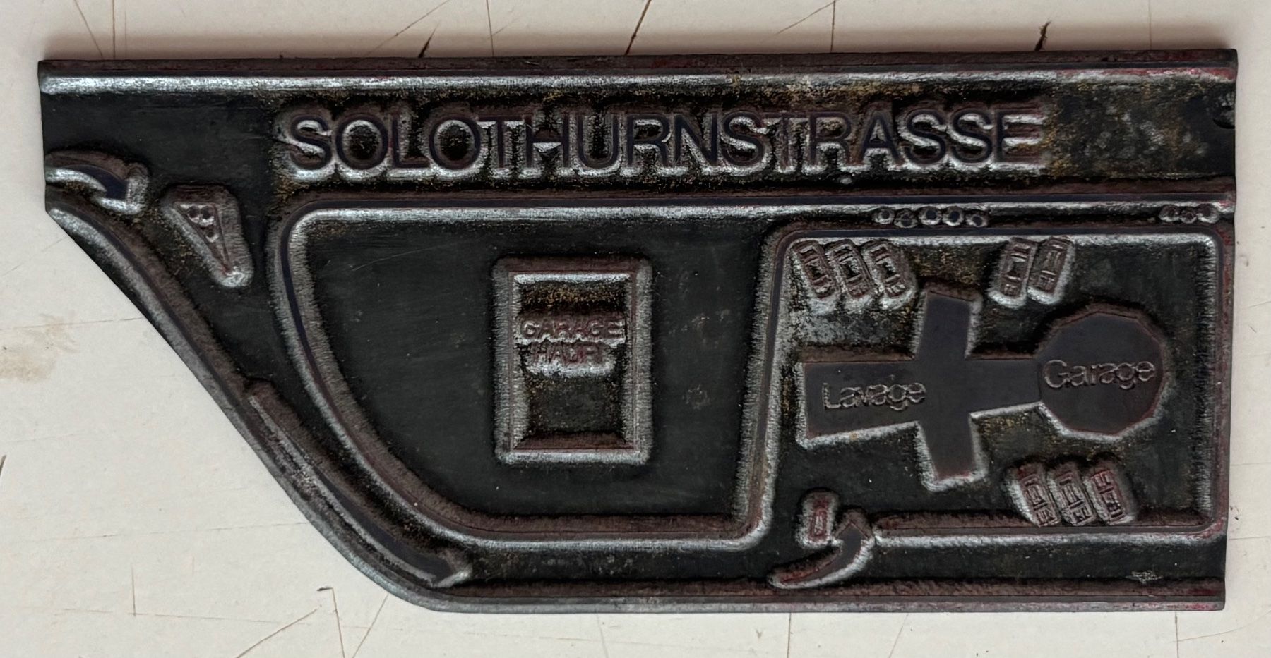 Foto & Immagini: Cliché typographique - Solothurnstrasse - Lavage, Garage – Usato da Neuchâtel venduto da gefdeneuch 1