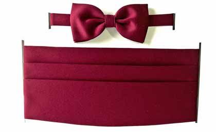 Satin Kummerbund Herren - Verstellbar Für Smoking & Frack