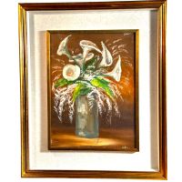 Pittore Longhi 1976 still life signed oil painting on canvas
