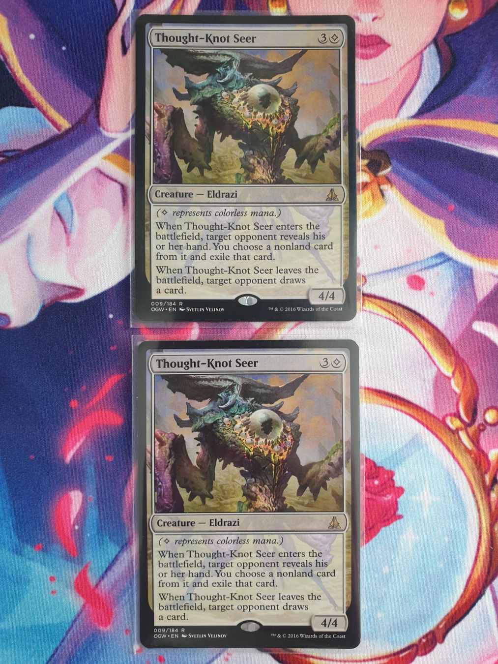 Magic The Gathering Sammelbilder & Trading cards: MTG 2x Thought-Knot Seer EN – Gebraucht aus Pieterlen von Natschoooo