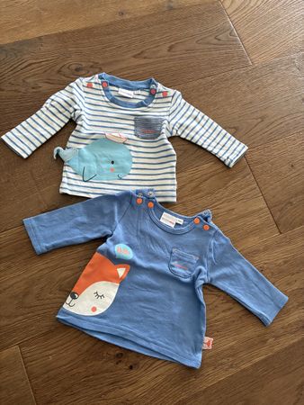 BORNINO 2 x Pullover für Babys in Größe 56/62 🦊