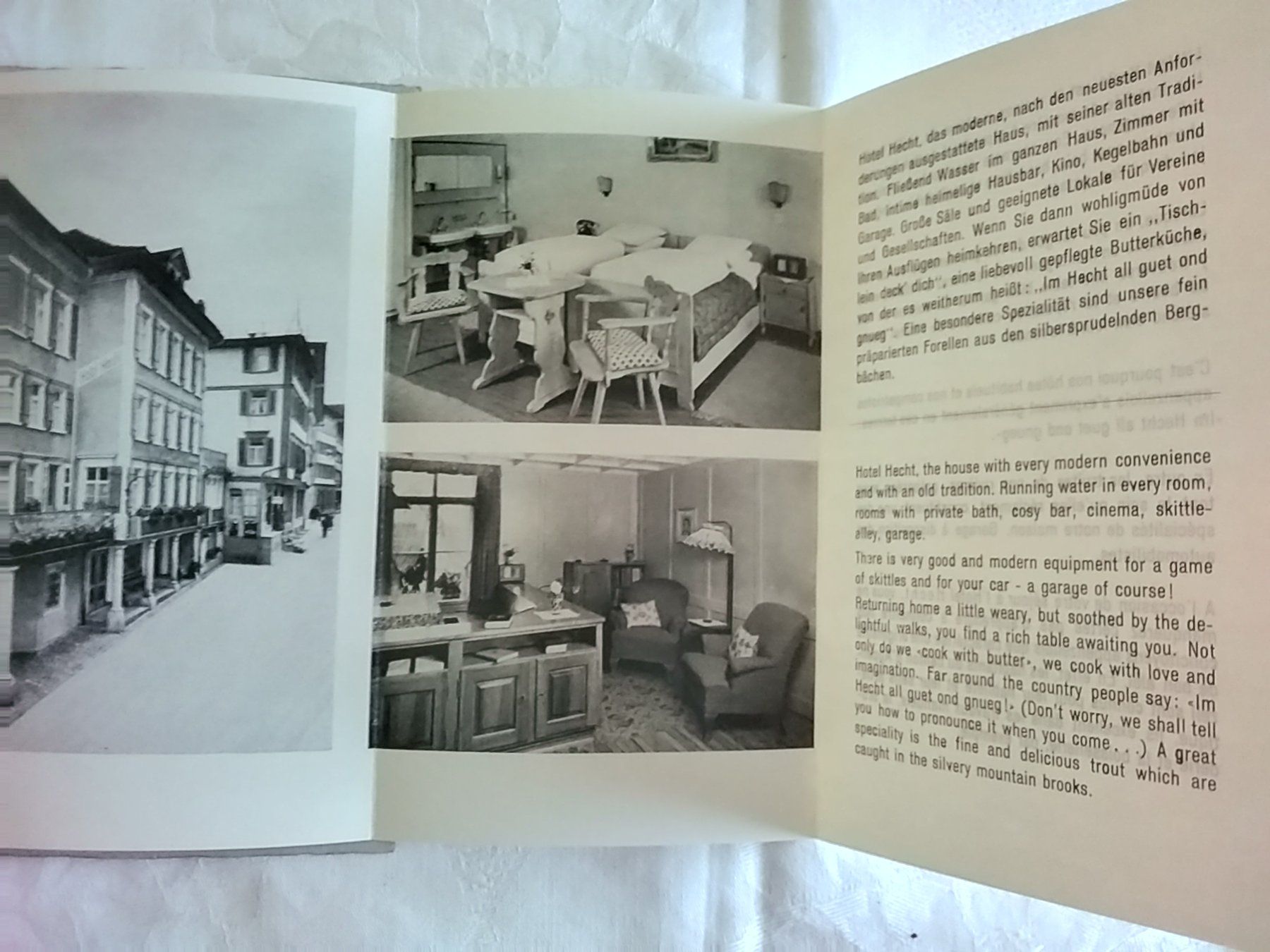 Dokumente: Prospekt Hotel Hecht Appenzell – Gebraucht aus Appenzell von lama19 4