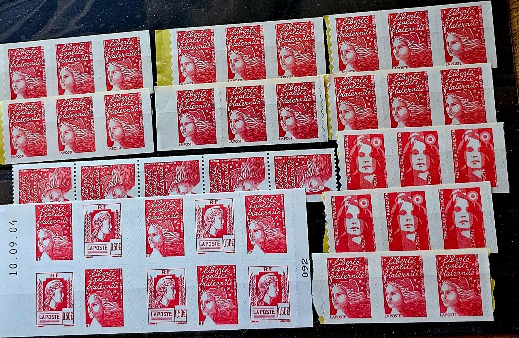 Alle Briefmarken: FRANCE timbres a validité permanente ** – Neu (gemäss Beschreibung) aus Les Valettes von Nuba1
