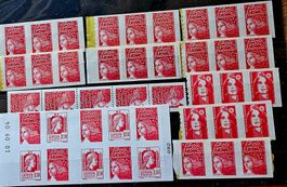 FRANCE 32 timbres à validité permanente ** + 5  X 0.50 €