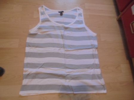 Top Weisss/Grau 2XL, H&M NEU
