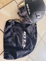 Casque de moto IOTA noir, 15mm