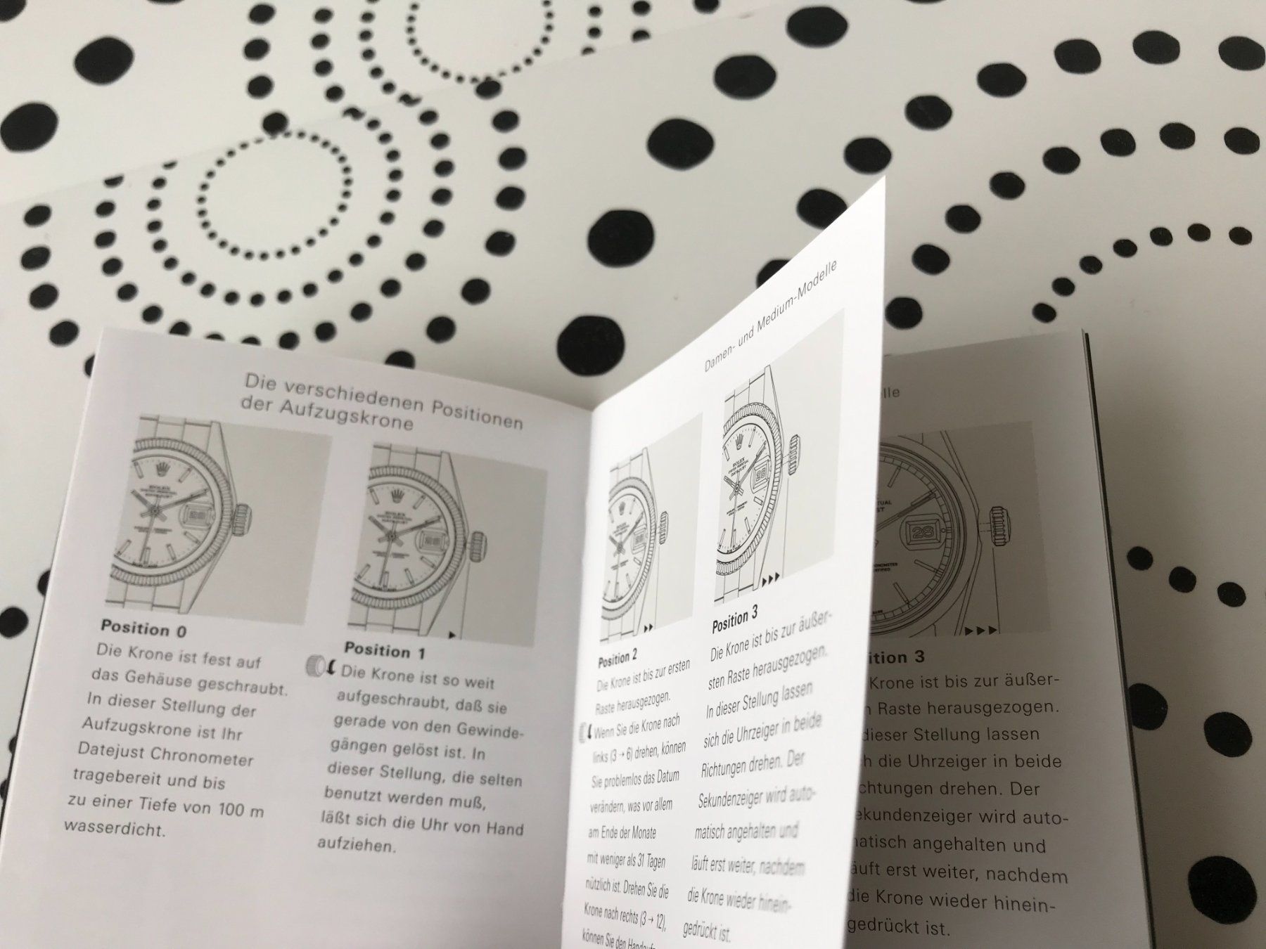 Rolex Documents: ROLEX ORIG. DATEJUST - OPERATING INSTRUCTIONS - DE 2006 !!! – Neuf (Voir description) à Epalinges par dream-watch 5
