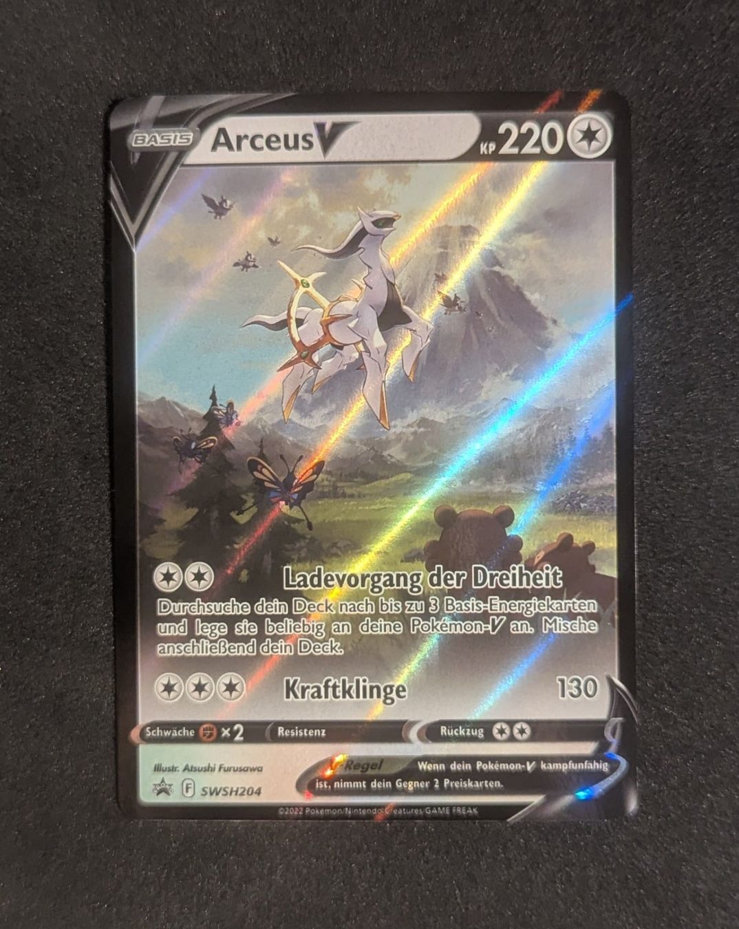 Pokémon Sammelbilder & Trading cards: Arceus V SWSH204 DE – Gebraucht aus Zürich von printz7