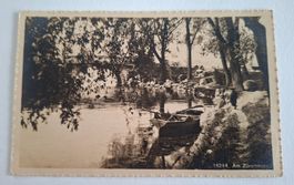 Antike Postkarte Am Zürichhorn