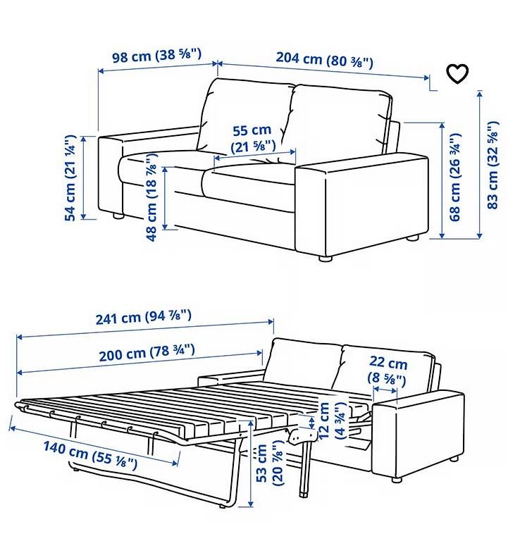 Sofas: Schlafsofa  – D'occasion à Oberdiessbach par Husky71 3