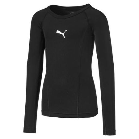 Puma LIGA Baselayer Tee LS Jr - Puma Black (Grösse: 176)