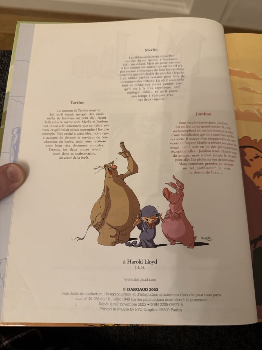 Fumetti: BD MERLIN - MERLIN PAPA - ÉDITION ORIGINALE 2003 – Nuovo (secondo la descrizione) da Genève venduto da Emorejac 2