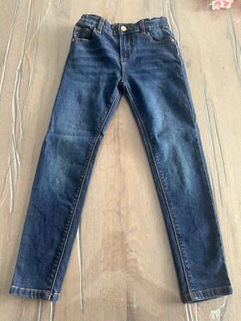 Jeans Denim Skinny dunkelblau Grösse 134 cm 👖👖