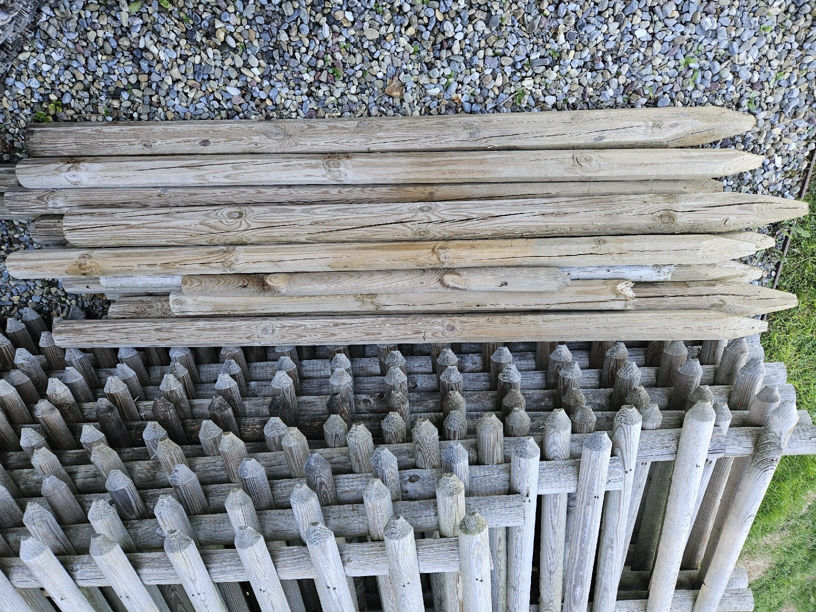 Sichtschutz: Senkrechtzaun Kiefer – Gebraucht aus Edlibach von Ps198 3