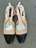 Slingback sublime nero e beige 