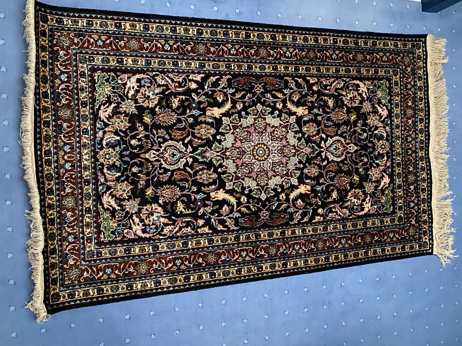 Tappeti: Seidenteppich aus Indien 90x150 cm – Usato da Zürich venduto da DidierTG 9