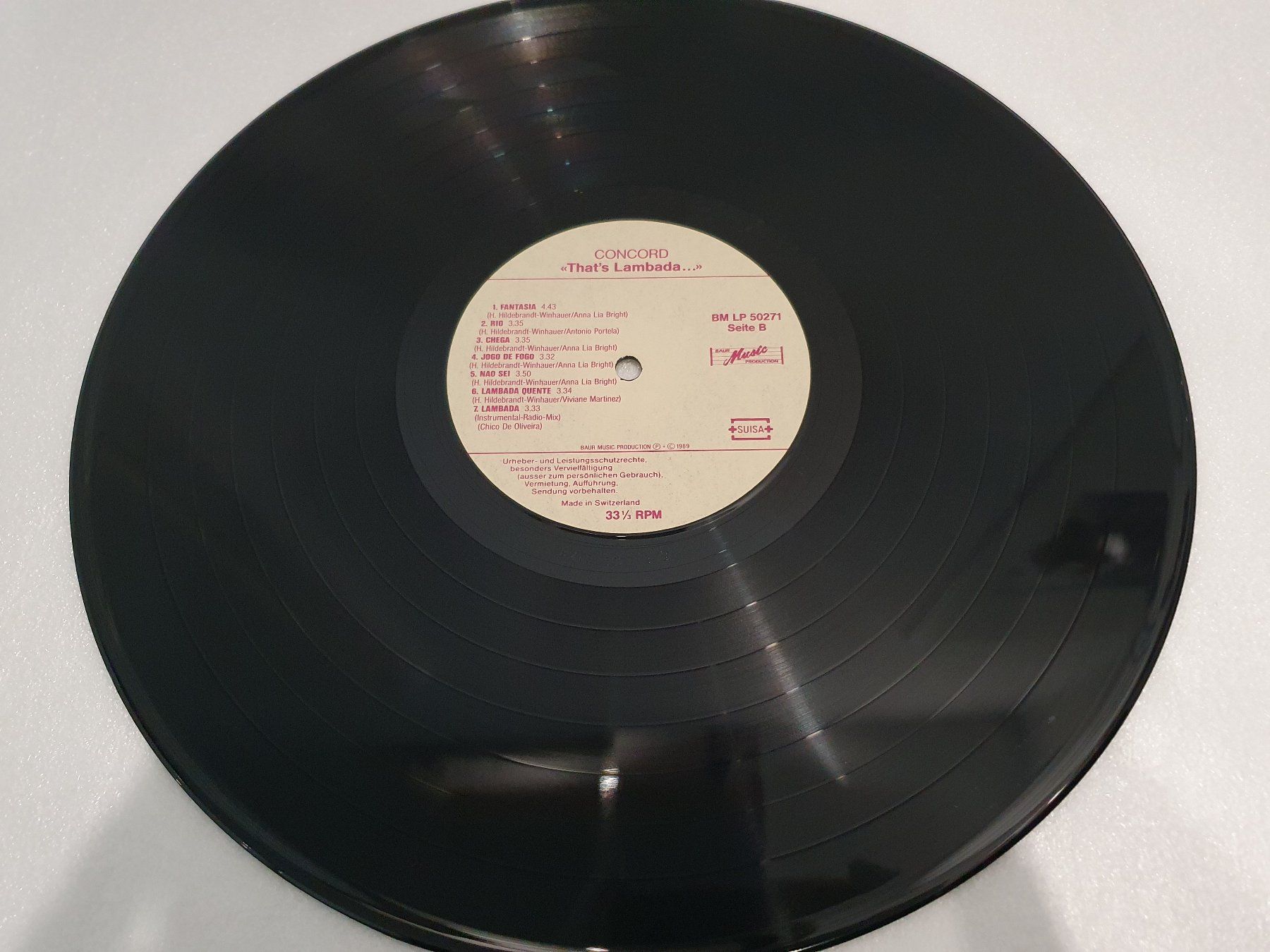 Schallplatten: Concord – That's Lambada – Gebraucht aus Uster von Vinyl-Leidenschaft 4