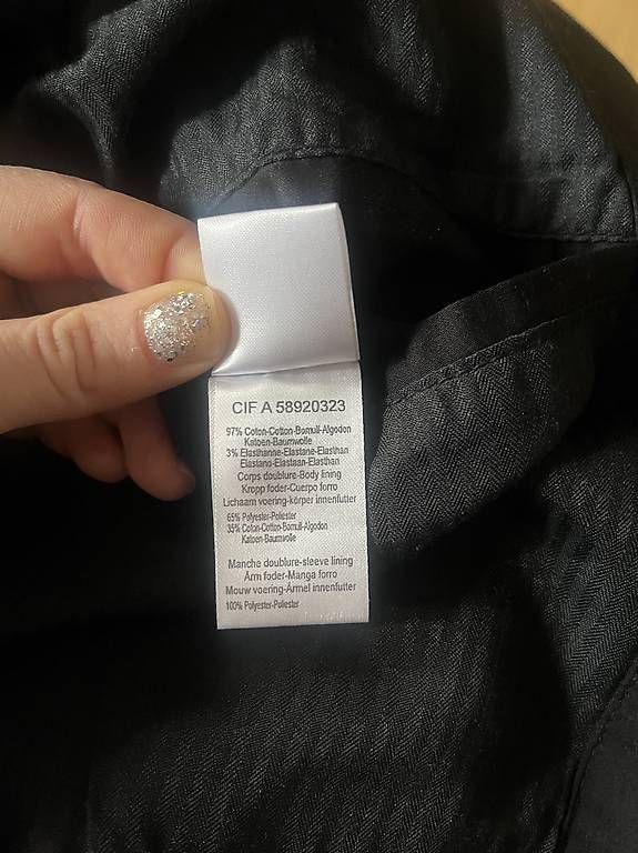 Giacche: Worker-Jacke Baumwolle Schwarz – Usato da Zürich venduto da rit_g825 4