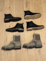 Bottes homme cuir noir pointure 45 bon état