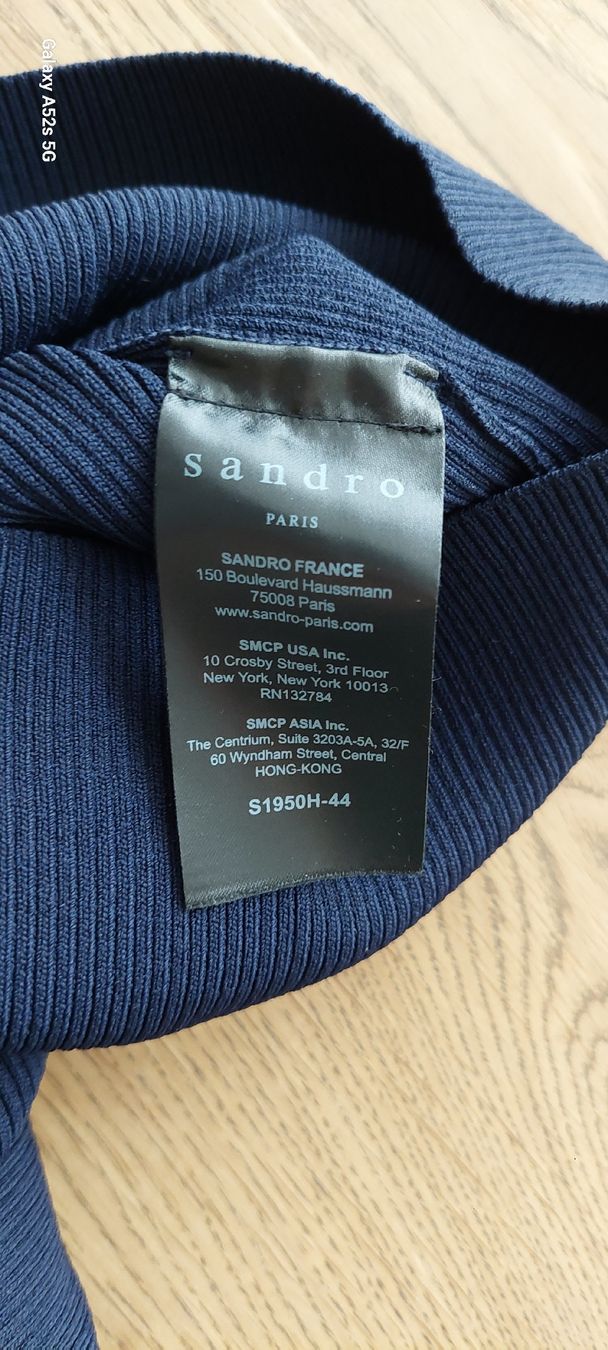 Sandro Maglioni & Felpe: Sandro Strickpullover, Grösse 44, Marineblau, Top Zustand! – Usato da Bern venduto da davidepi 3