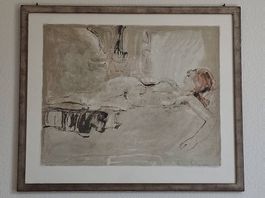 Lithographie von Hannes Portmann