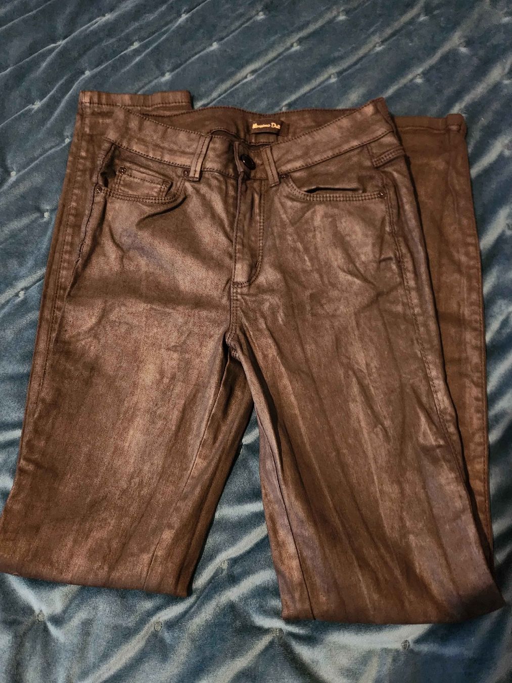 Massimo Dutti Pantaloni: Massimo Dutti Hose im Lederlook, Grösse S – Usato da Fällanden venduto da ekaterinatheissl 1