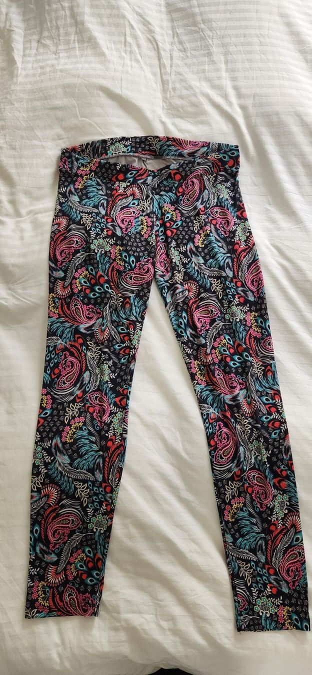 Leggings: Gemusterte Leggings, Gr. M! – Usato da Zürich venduto da syl_bhd2