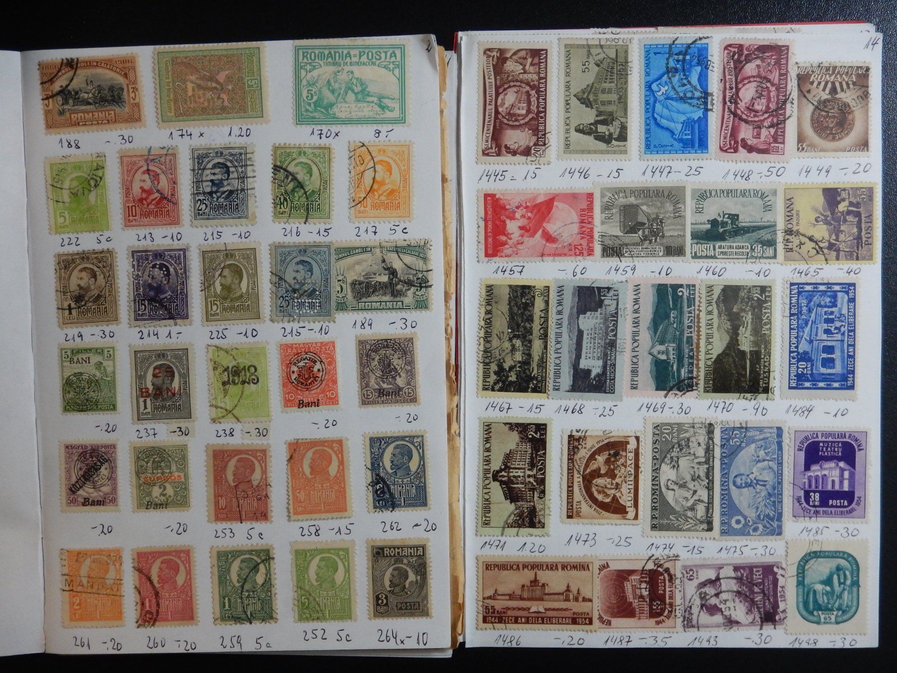 Tutti i francobolli: Rumänien Sammlung ab alt – Usato da Zürich venduto da Muehlekauf 1