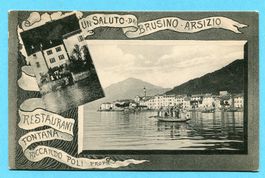 un Saluto da Brusino - Arsizio 1914 - Restaurant Fontana
