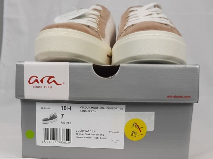 Scarpe da donna: ARA COURTYARD Sneaker brauncombi Bamboo Gr. 40.5 – Nuovo e nell'imballaggio originale da Seuzach venduto da VT-Collections1 8
