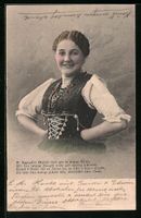 Schönes Appenzeller Maiteli in Landestr