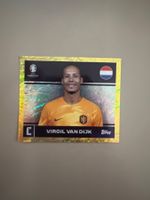 Topps EM 2024 Seltene Karte GOLD Virgil Van Dijk NED 2