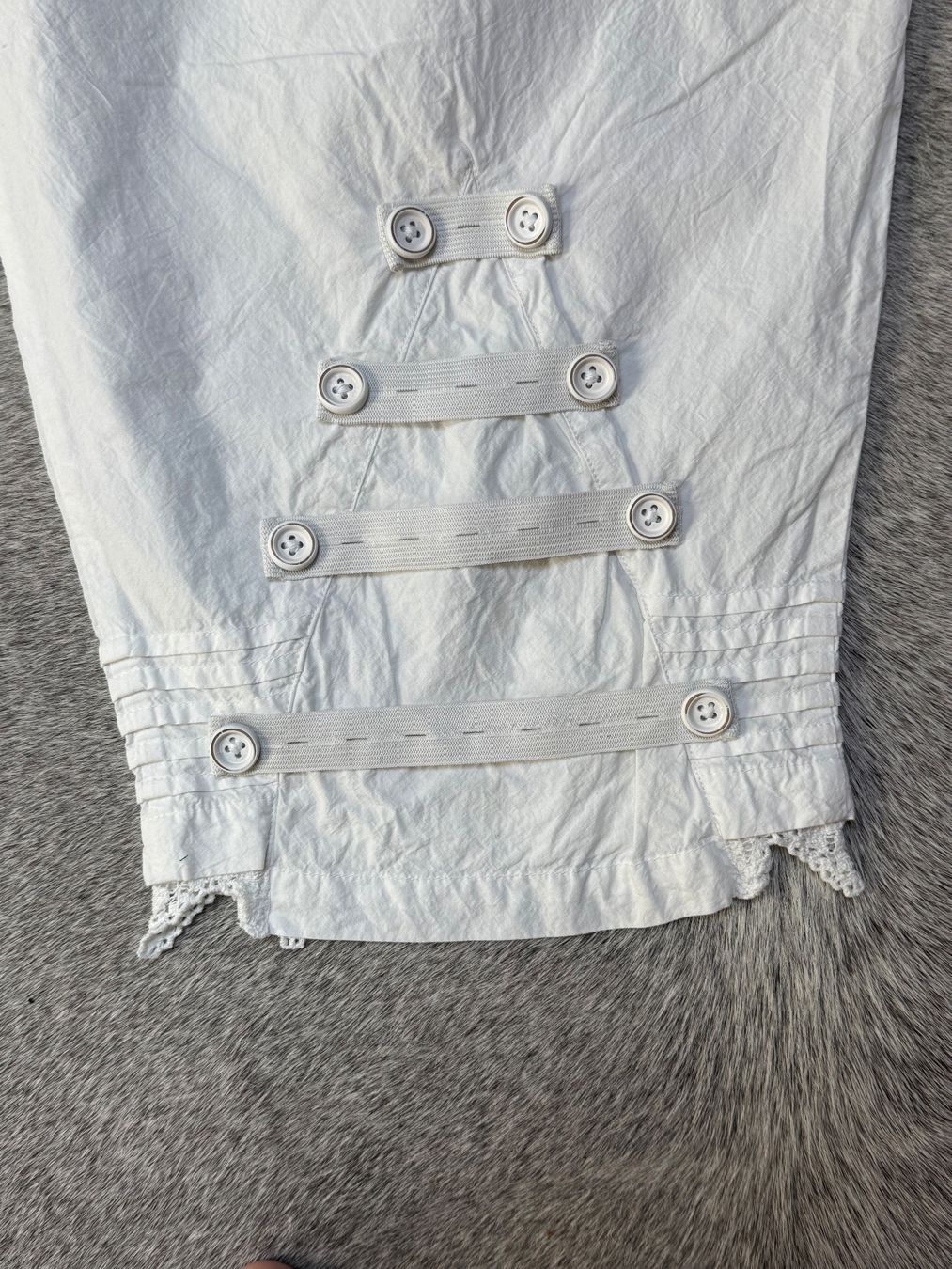 Ewa I Walla Pantaloni: Pantalon blanc Ewa I Walla taille M – Usato da Céligny venduto da kimag1 2