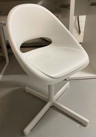 Kinder Bürostuhl weiss, drehbar, höhenverstellbar