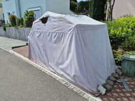 Zeltgarage, Faltgarage Motorräder