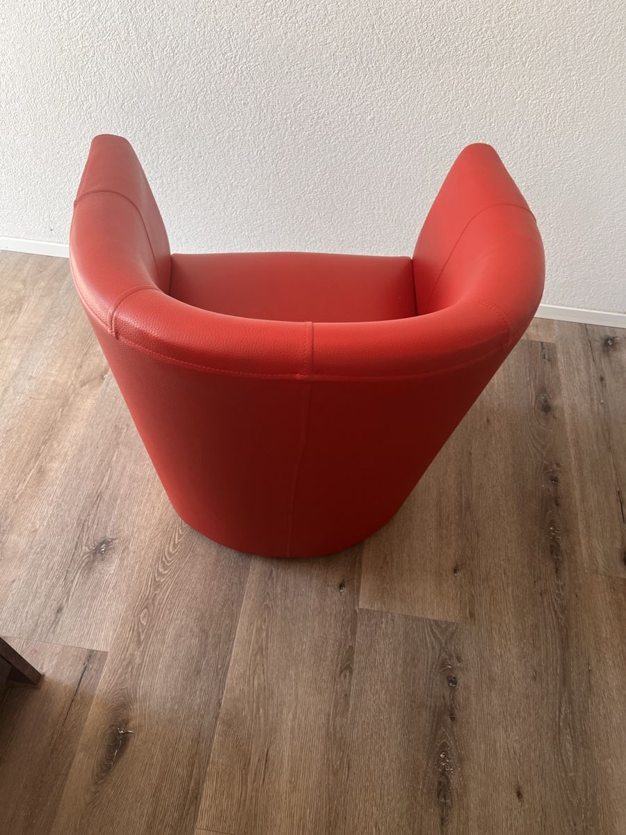 Fauteuils: Kunstleder Sessel in Rot  – D'occasion à Thalheim AG par Kolibri1980 3