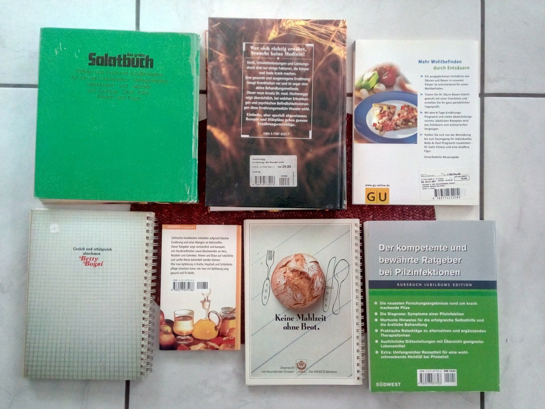 Libri: Bücher, Ernährung, 7er Set – Usato da Igis venduto da lebi 1