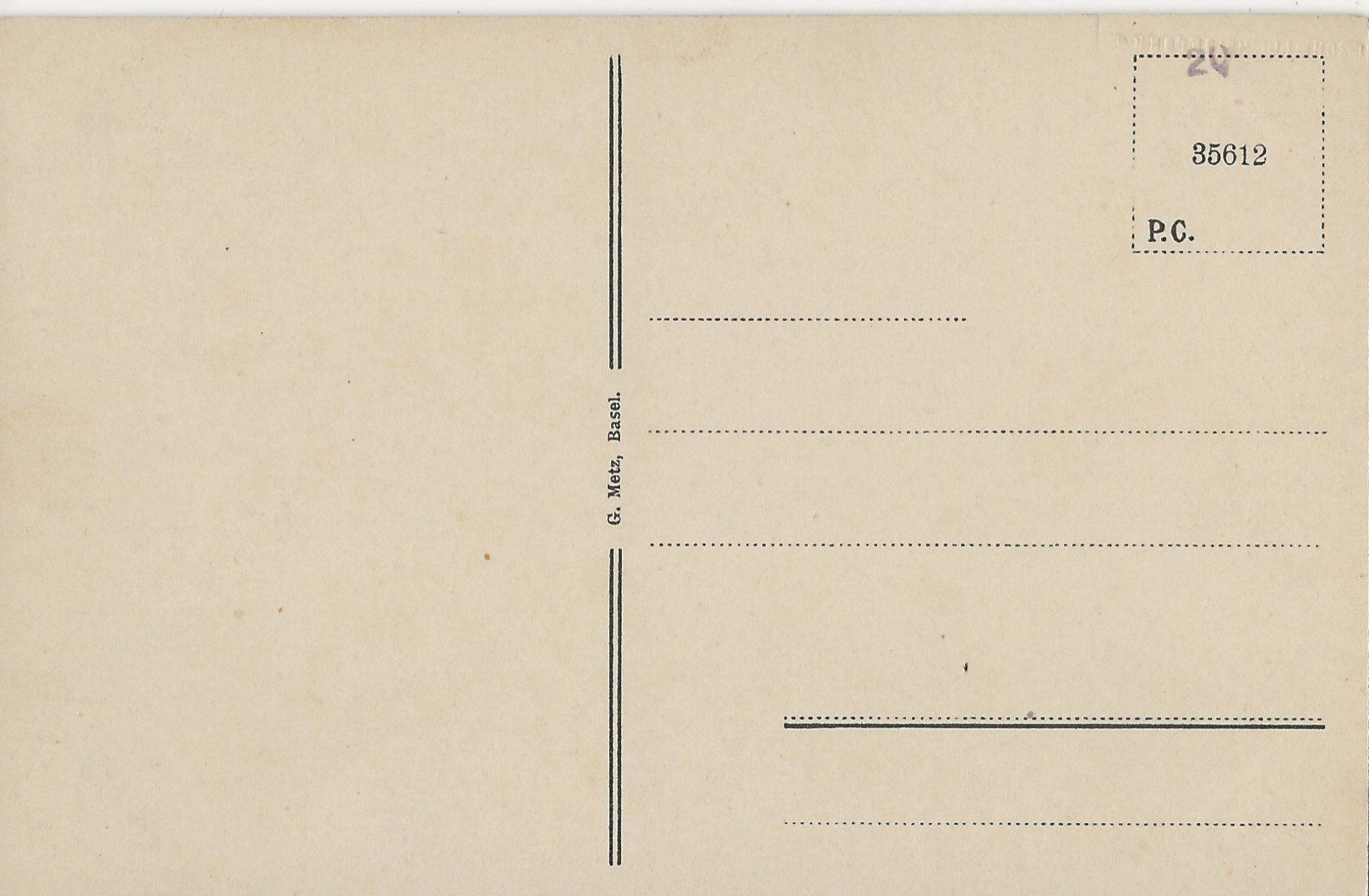 Cartoline postali: Basel, Bürgerspital, G. Metz – Usato da Frauenfeld venduto da Merk52 1