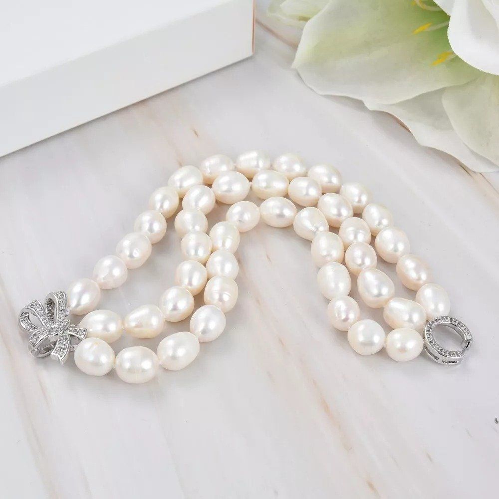 Bracciali & Braccialetti: Weiss Lua Perlen Armband Echt 1.2 cm Bracelet Perle Vrai – Nuovo (secondo la descrizione) da Prilly venduto da ilyria73 3
