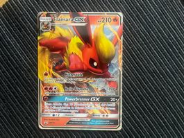 Pokemon Flamara GX Promo near Mint deutsch