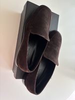 Damen Loafers braun Wildleder Grösse 39 Massimo Dutti