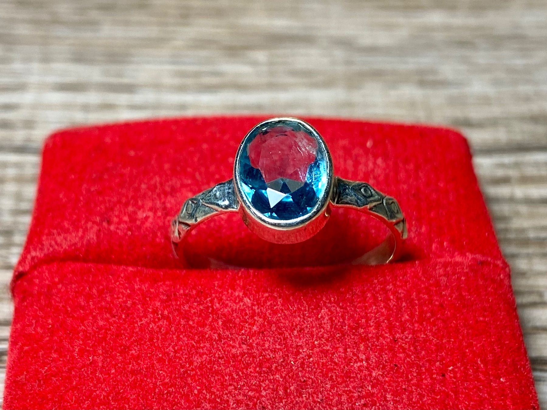 Anelli: 925 Silber Ring - natürlicher Blautopas – Nuovo e nell'imballaggio originale da Laax venduto da Kiki_Kingdom3 3