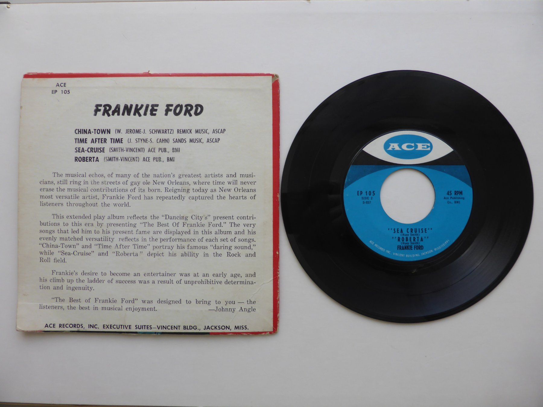 Dischi in vinile: VINYL SINGLE  EP  FRANKIE FORD – Usato da Küssnacht am Rigi venduto da Mondkinder 1