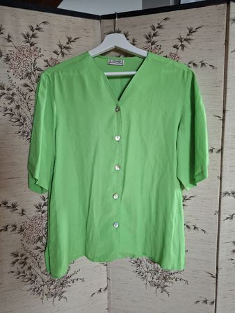 Chemisier 100% soie vintage - T. M