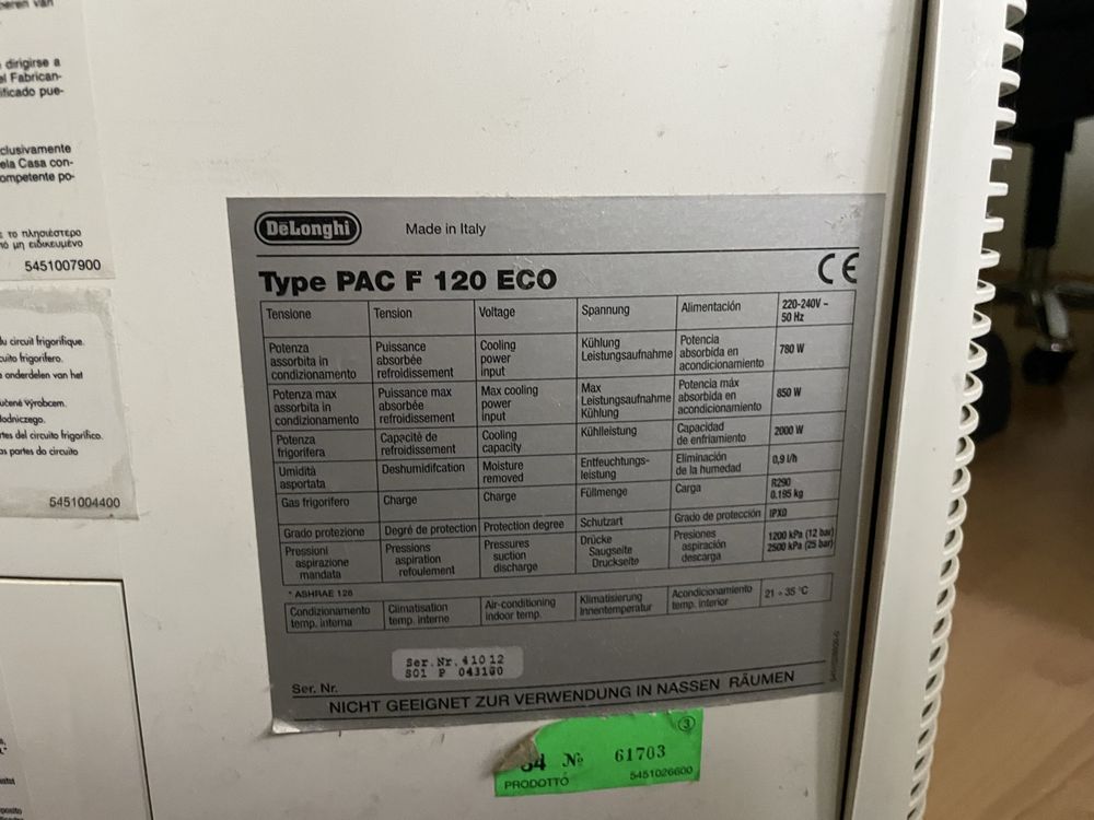 DeLonghi PAC F120 ECO Klimageraet - Kuehle fuer den Sommer! 6