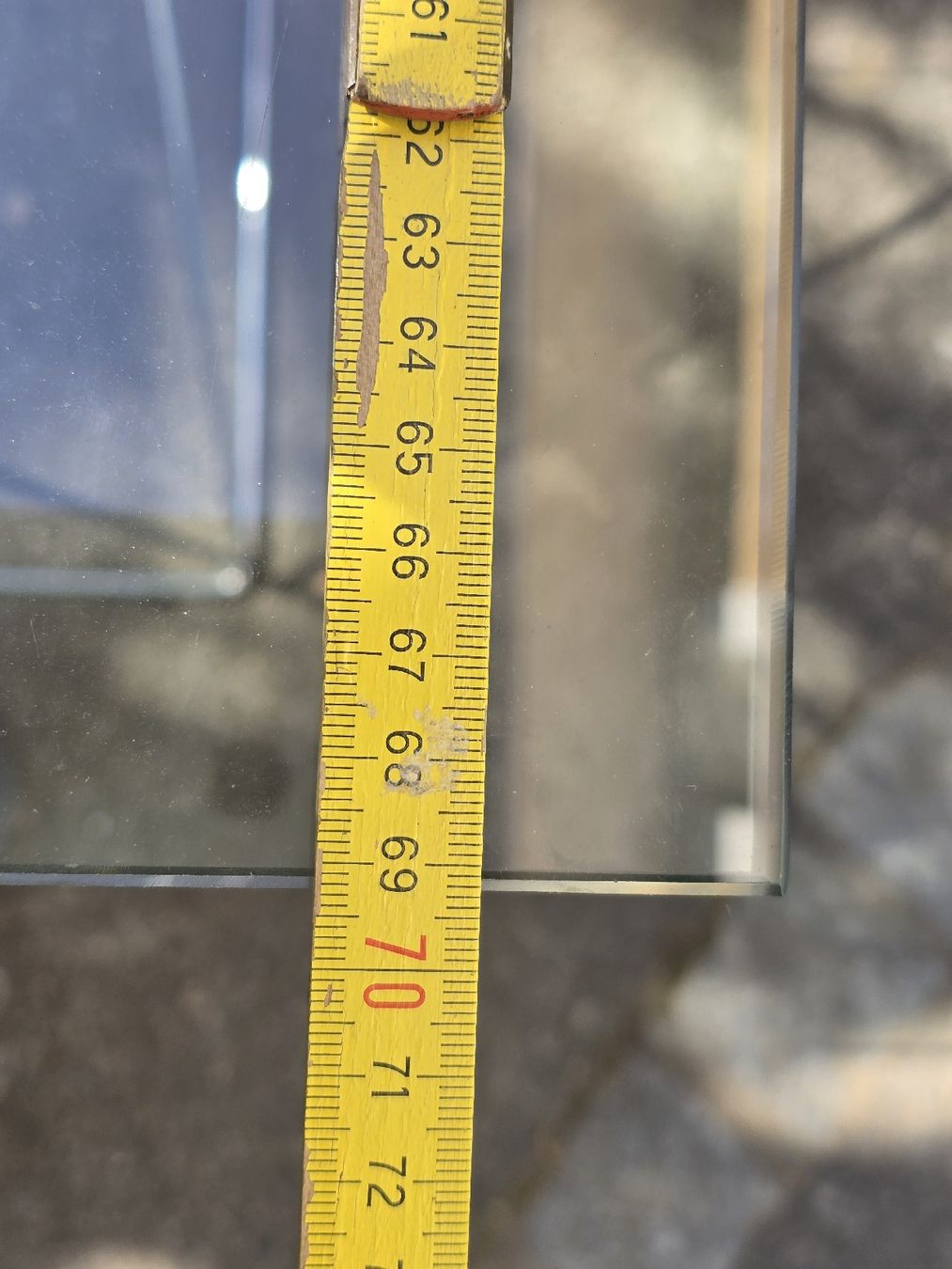 Tavoli: Designer Glas-Stahl Tisch/ Table Crystal/Acier – Usato da Lausanne venduto da Asf99 6
